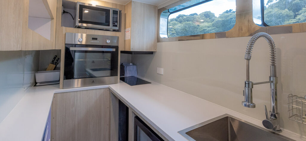 Below deck galley